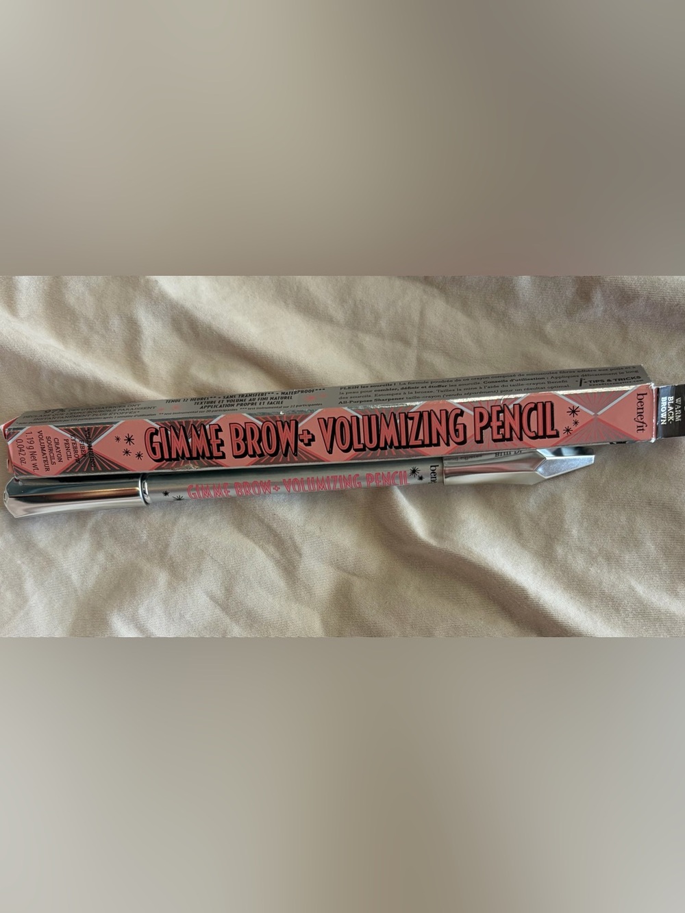Benefit Gimme Brow+ Pencil Shade 5 Warm Black-Brown